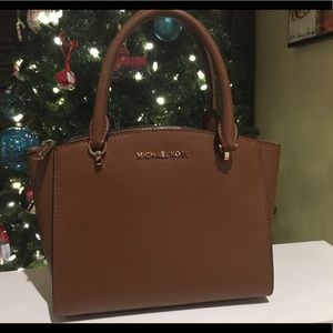 Michael Kors Ellis Small Satchel.